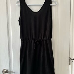 Shein Black Sleeveless Polyester Dress